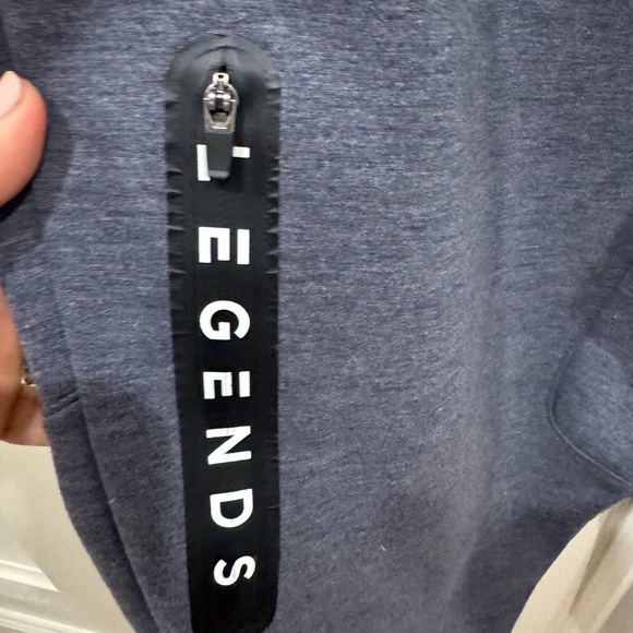 Legends Hawthorne Tech Joggers Heathered Blue Mens large EUC $110 - Picture 8 of 11